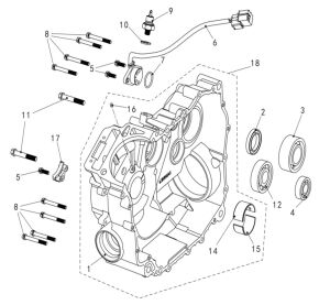 RIGHT CRANKCASE