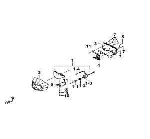HEAD LAMP ASSY. #3(OPTION)
