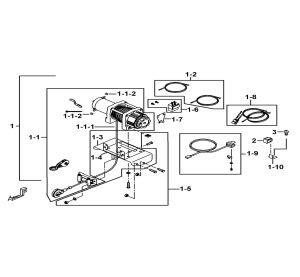 WINCH ASSY.(FOR COME UP)(OPTION)
