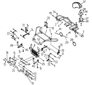 BUMPER AND RACK (FOR PROMAX MODEL)