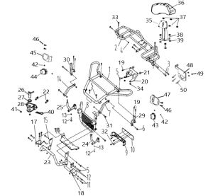 BUMPER AND RACK (-ProMax) (T3 EFI)