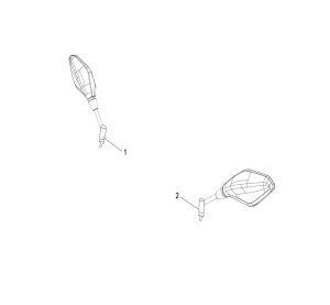 REAR VIEW MIRROR ASSY