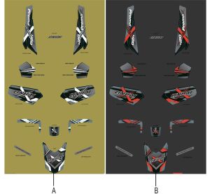 STICKER SET (LINHAI STANDARD)