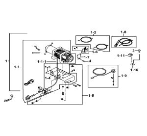 WINCH ASSY.)(FOR TGB-LY)(OPTION)
