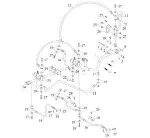 BRAKE OIL TUBE  (Double Hand Brake)
