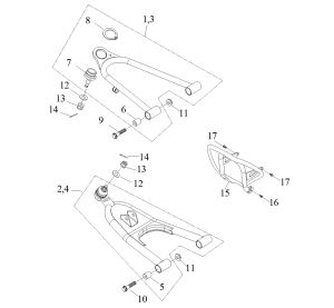 A Arm, Front Bumper A