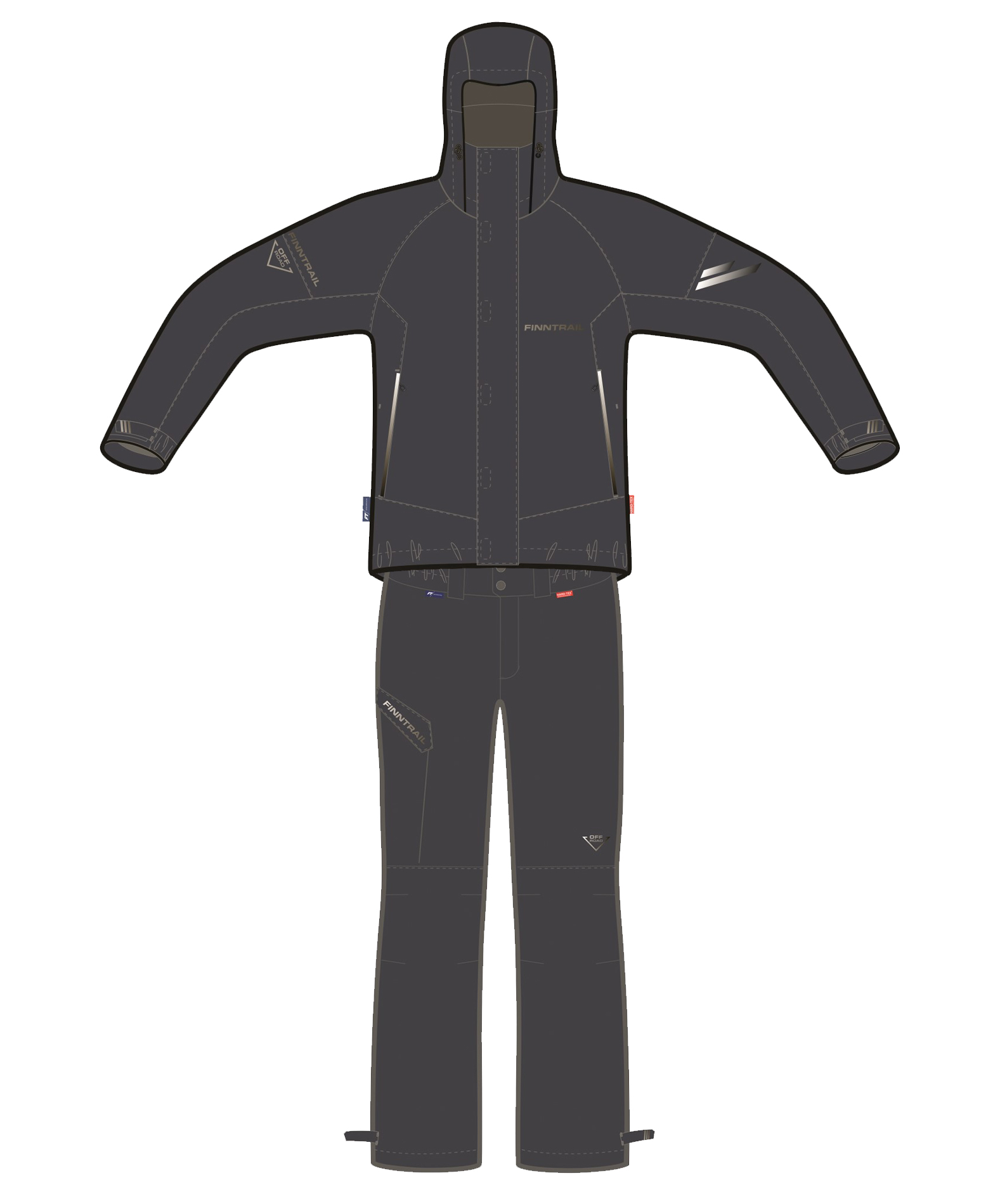 Finntrail Suit GT DarkGrey S