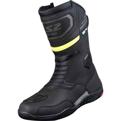 LS2 GOBY MAN BOOTS WP BLACK H-V YELLOW 46