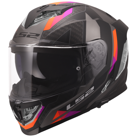 LS2 FF818 STORM III SPORTY GREY PURPLE M