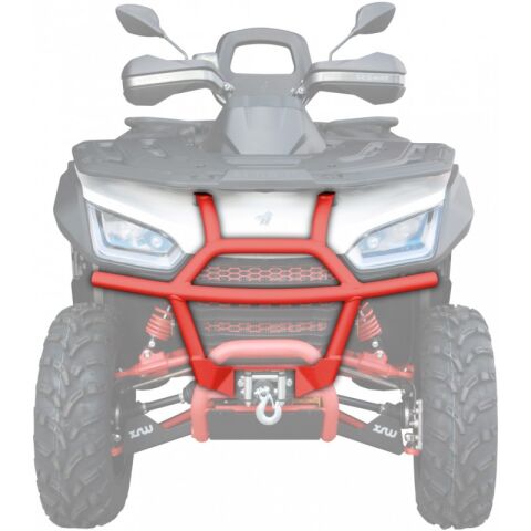 XRW FRONT BUMPER ALU SX1 RED 2560 - SEGWAY SNARLER AT6 S/L (2021-2022)
