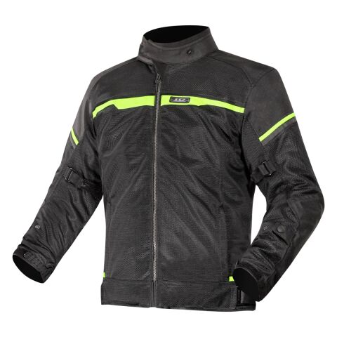 LS2 RIVA MAN JACKET BLACK NEON YELLOW 5XL