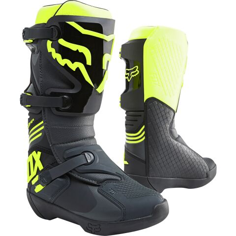FOX Comp Boot - 11, BLACK/YELLOW MX