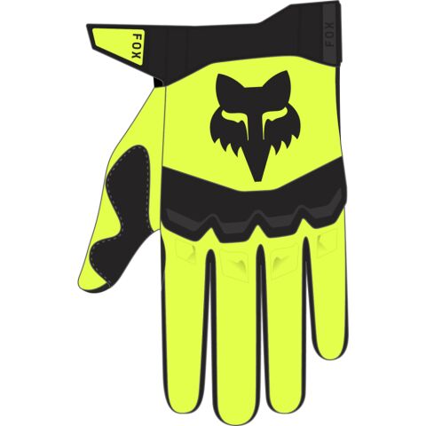 FOX Dirtpaw Glove - M, Fluo Yellow MX24
