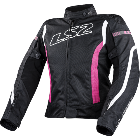 LS2 GATE LADY JACKET BLACK PINK S