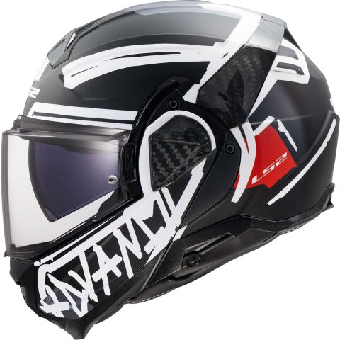 LS2 FF910 ADVANT II TAPE BLACK XXL