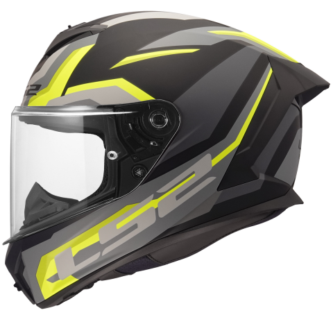 LS2 FF820 RAPID III HYPER BLACK H-V YELLOW S