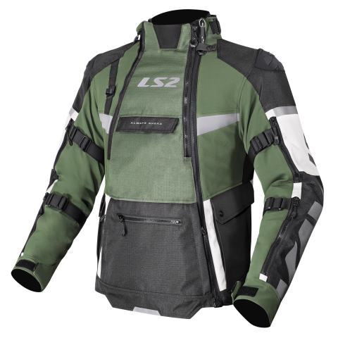 LS2 X-MASTER MAN JACKET BLACK GREEN GREY XL