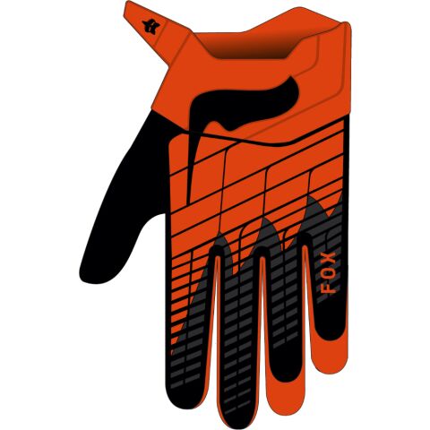 FOX 360 Glove - L, Fluo Orange MX24