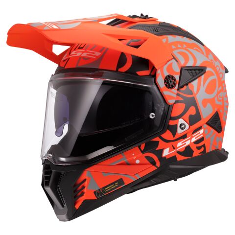 LS2 MX702 PIONEER II RANGI ORANGE-06 L