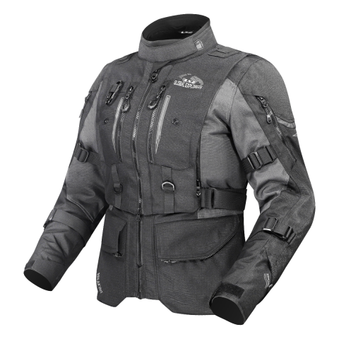 LS2 BREAKOUT LADY JACKET BLACK SMOKE S