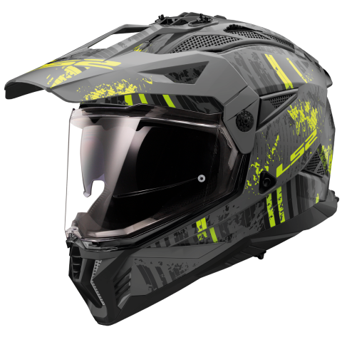 LS2 MX702 PIONEER II CRAZY M.BLACK H-V YELL.-06 XXL