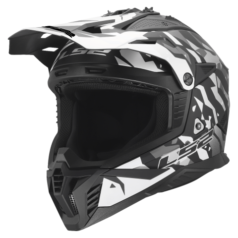 LS2 MX708 FAST II GROTESK BLACK GREY-06 S