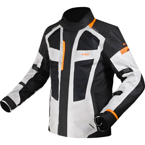 LS2 SCOUT MAN JACKET BLACK GREY ORANGE XL