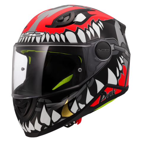 LS2 FF812 KID PUNK GREY RED M