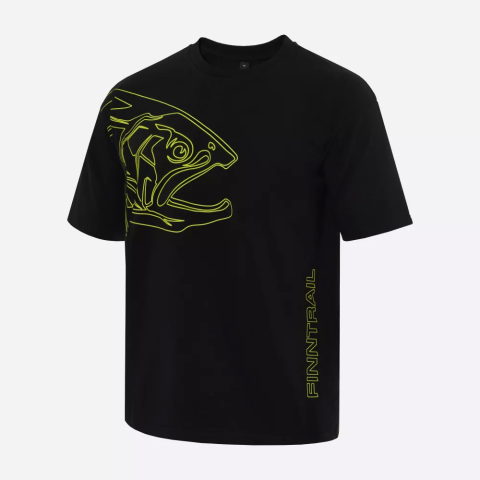 Finntrail T-shirt Big Fish BlackYellow