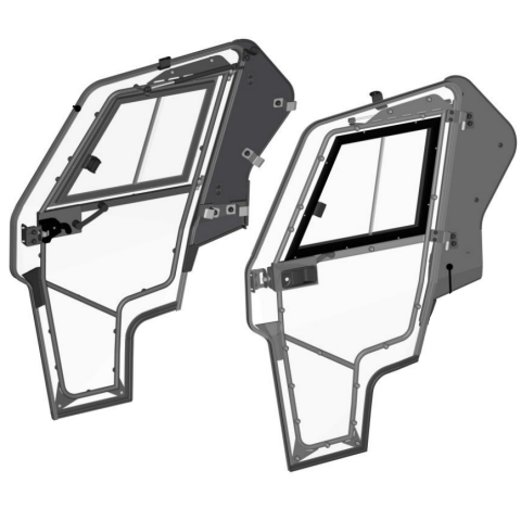 Doors L+R  for Cabin UTV LINHAI 1100 DIESEL