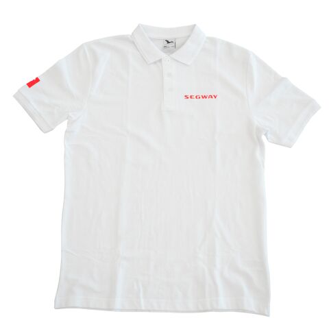 SEGWAY POWERSPORTS White Men Polo T-shirt L