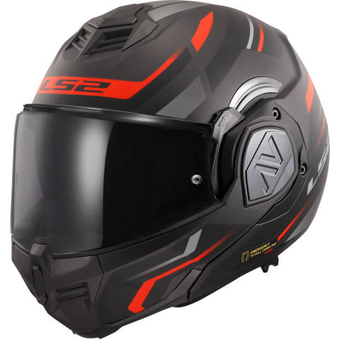 LS2 FF906 ADVANT KUKA MATT BLACK RED-06 XXL