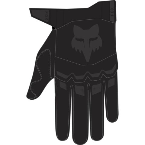 FOX Dirtpaw Glove - Black - 2X, Black/Black MX24