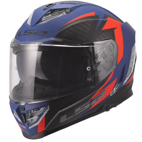 LS2 FF818 STORM III DYNAMO BLUE RED XXL