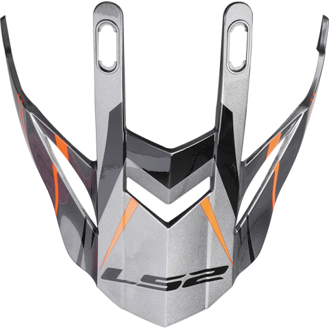 LS2 MX436 EVO PEAK KNIGHT TITANIUM ORANGE