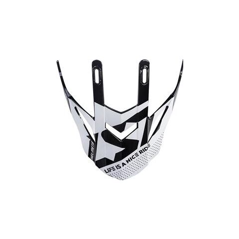 LS2 MX437 PEAK BLOCK WHITE RED
