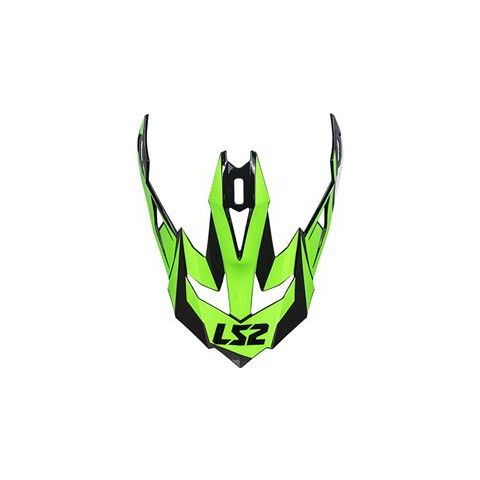 LS2 MX470 PEAK NIMBLE BLACK WHITE GREEN