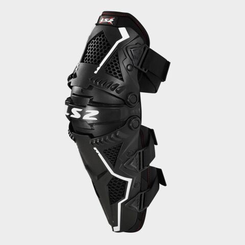 LS2 FORTRESS ELBOW/KNEE PROTECTOR BLACK