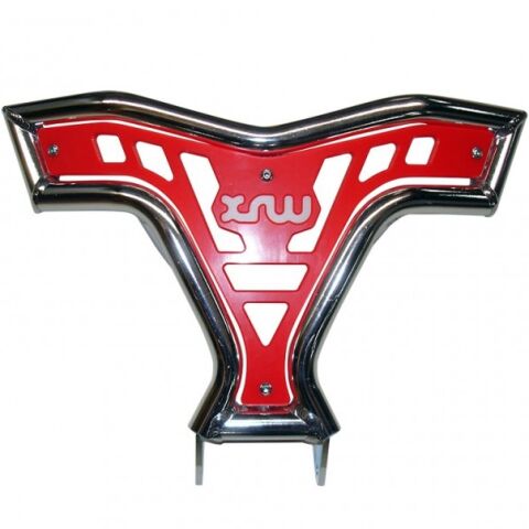 XRW BUMPER X16 POLISHED - PHD RED - HONDA TRX 450