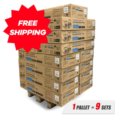 PALLET OF SHARK SNOW PLOW 52