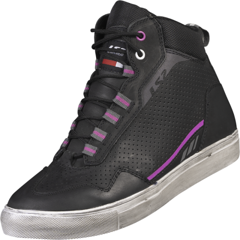 LS2 ZOE LADY BOOTS BLACK PURPLE 38