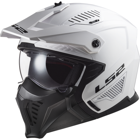 LS2 OF606 DRIFTER SOLID WHITE-06 M