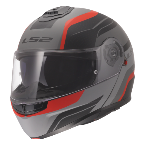 LS2 FF908 STROBE II MONZA BLACK GREY RED-06 S