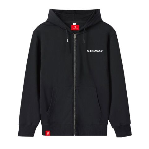 Segway Black zipper hoodie
