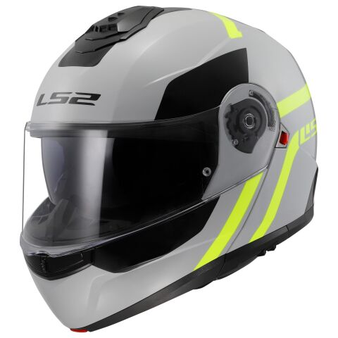 LS2 FF908 STROBE II AUTOX GREY H-V YELLOW-06 XS