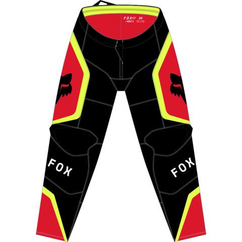 FOX 180 Ballast Pant - 36, Black/Red MX24