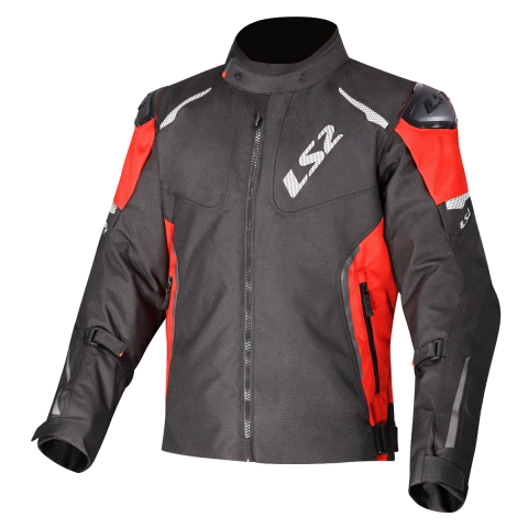 LS2 ZOOM MAN JACKET BLACK RED L