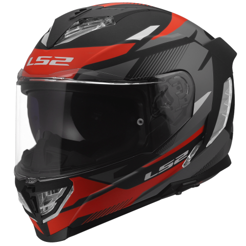 LS2 FF818 STORM III KOMAI BLACK RED XS