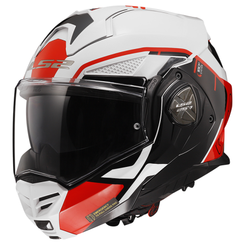 LS2 FF901 ADVANT X METRYK WHITE RED-06 XS