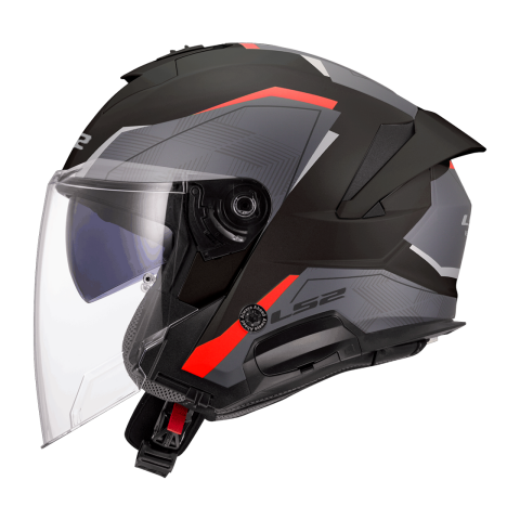 LS2 OF618 VERSO II AIR BLACK RED XXL